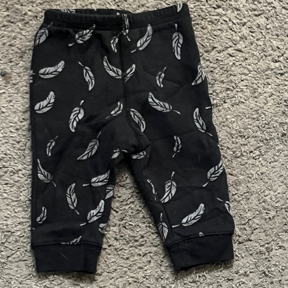 Feather Print Kids Joggers